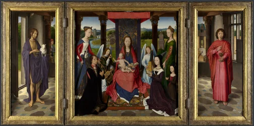 Mary with Child, Saints, and Donors